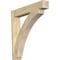 Ekena Millwork Thorton Block Rough Sawn Outlooker, Douglas Fir, 8"W x 42"D x 42"H OUT08X42X42THR05RDF - alternate 1